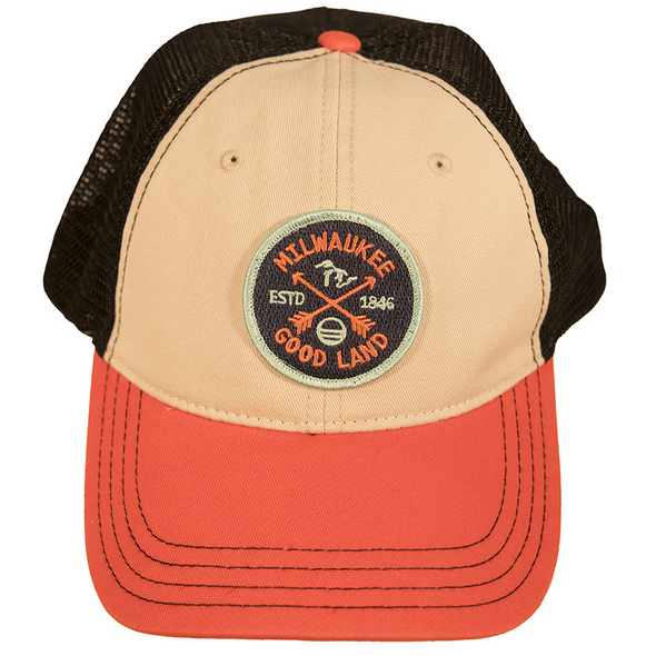 Criss Cross Patch (Orange) Cap