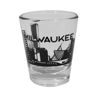 Milwaukee Skyline Shot Glass