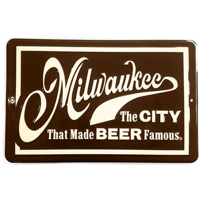 Beer Famous Tacker Sign