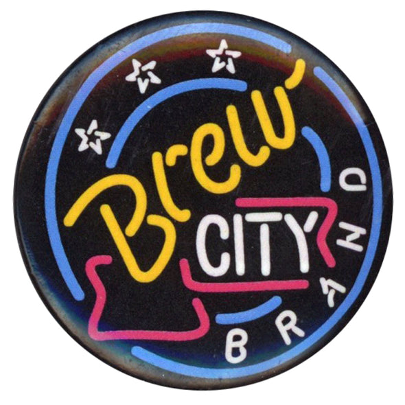 Brew City Brand Button