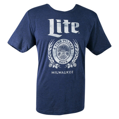 Miller Lite Blue Bottlecap T Shirt