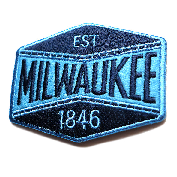 Milwaukee Double Diamond Patch - BLUE