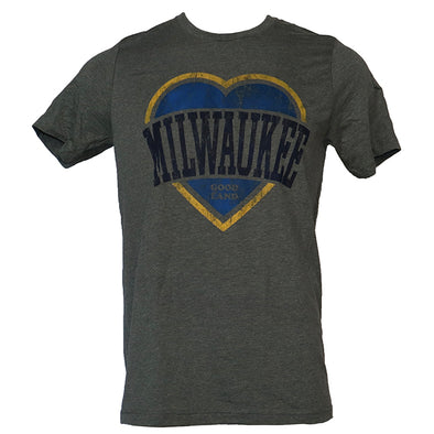 Ann Arbor Tees Milwaukee, Wi City Skyline - Milwaukee Brewers Summerfest Pride T-Shirt